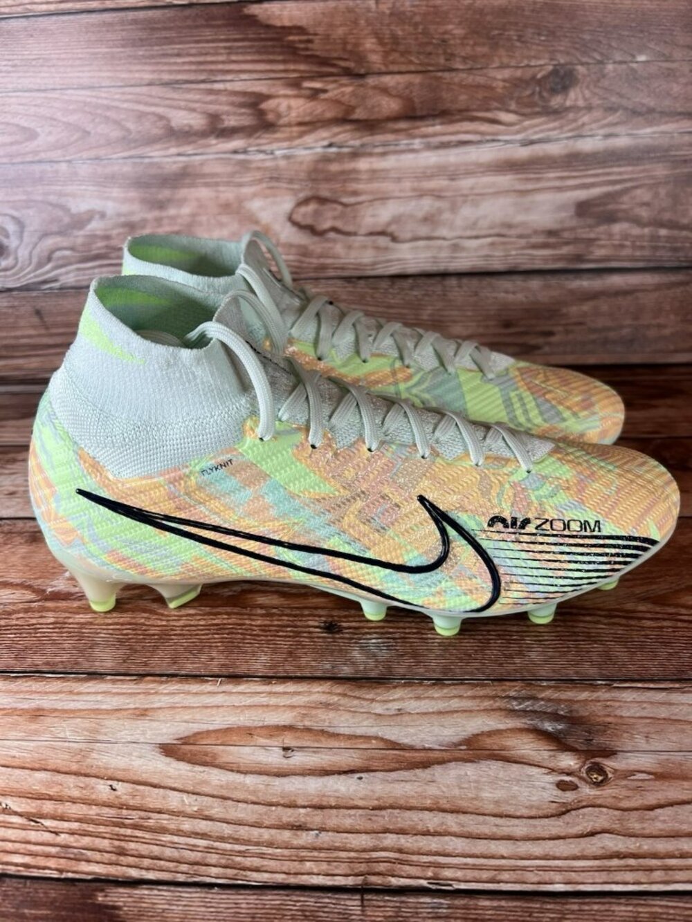 Nike Zoom Mercurial Superfly 9 Elite FG Bonded Soccer Cleats DJ4977-344 Size 8.5
